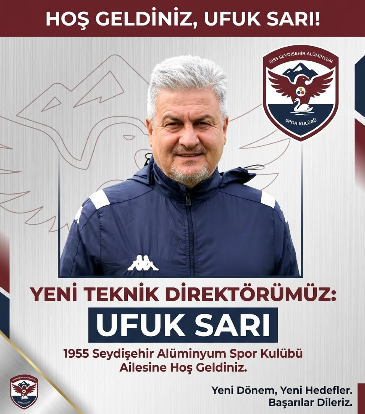 1955 Seydişehir Al&uuml;minyum Spor&rsquo;da Ufuk Sarı D&ouml;nemi