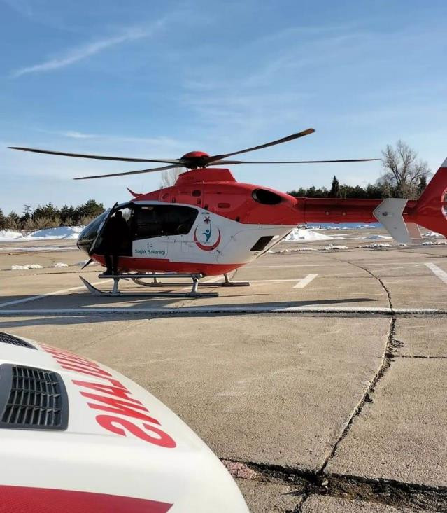 Ambulans Helikopterle Konya'ya Sevk Edilen Hasta Vefat Etti