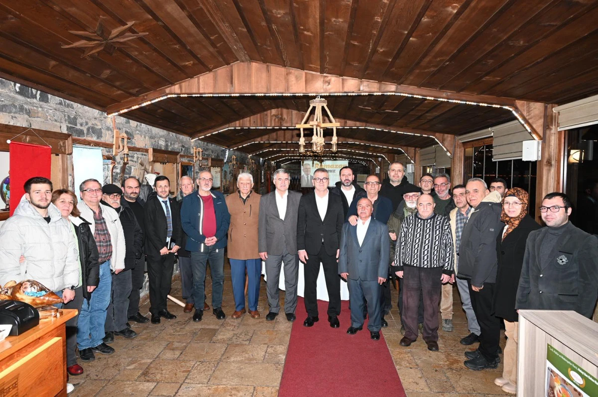 BAŞKAN USTAOĞLU  BASIN MENSUPLARIYLA BULUŞTU 