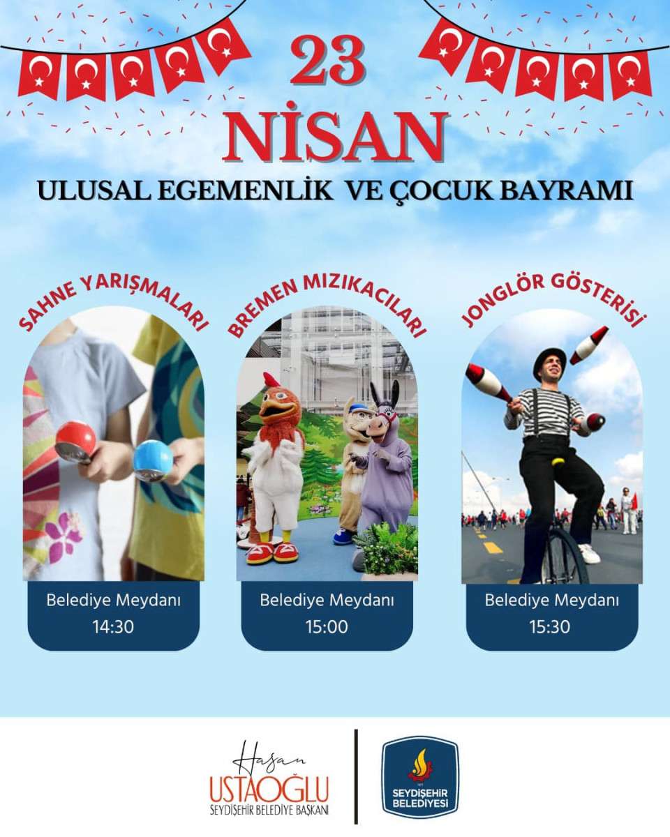 BAŞKAN USTAOĞLU’NDAN ÇOCUK ŞENLİĞİNE DAVET