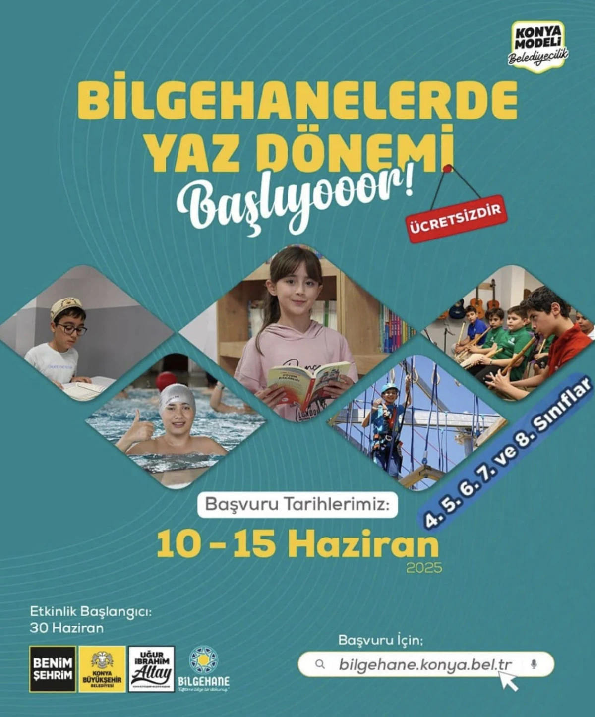 Bilgehanede yaz kayıtları başlıyor 