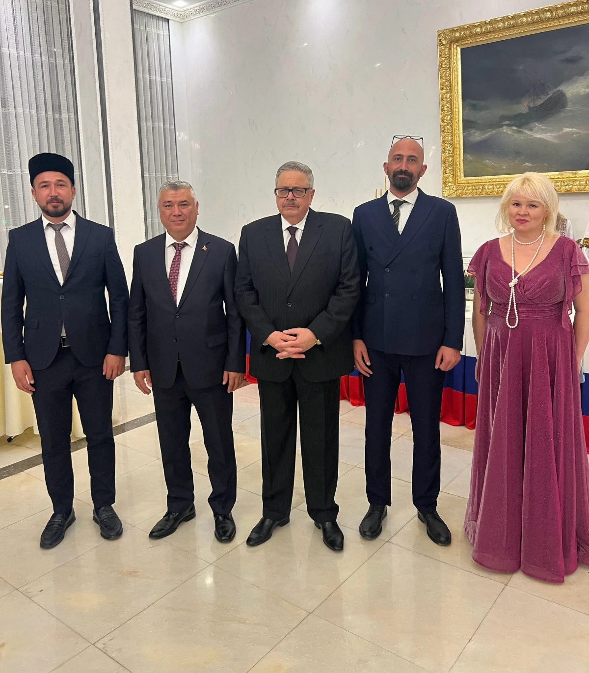 Dünya Kırım Tatar Derneklerinden Rusya Ulusal Günü Resepsiyonuna Katılım