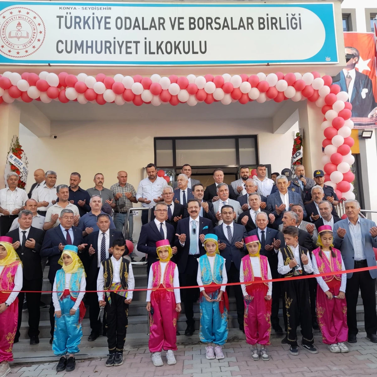 Dünya Odalar Federasyonu ve TOBB Başkanı Hisarcıklıoğlu Seydişehir’de Türkiye Odalar ve Borsalar Birliği Cumhuriyet İlkokulu’nun Açılışını Yaptı