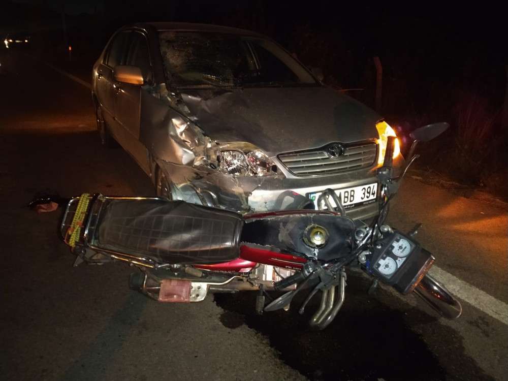 Gokçehüyük Yolunda Kaza 2 Yaralı 