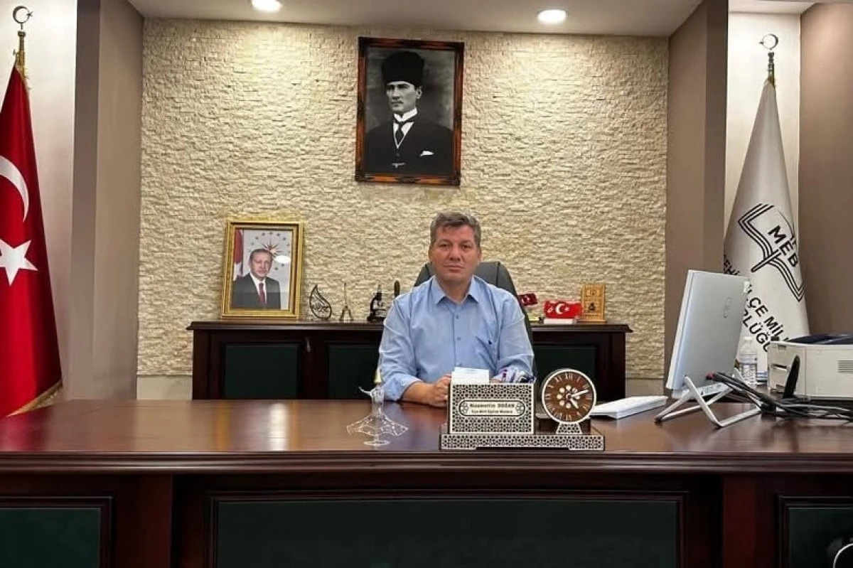 İl&ccedil;e Milli Eğitim M&uuml;d&uuml;r&uuml; Nizamettin Doğan'dan A&ccedil;ıklama