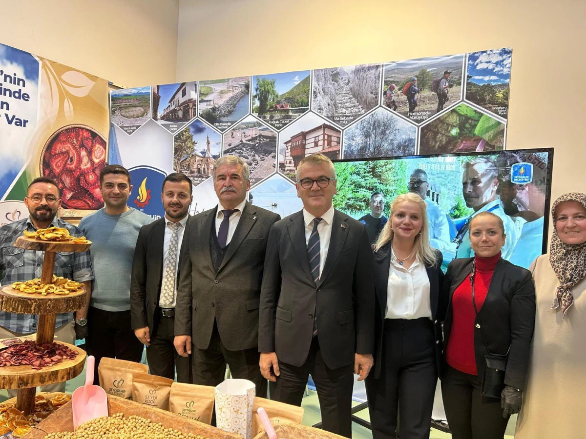 İSTANBUL'DA D&Uuml;ZENLENEN KONYA TANITIM G&Uuml;NLERİNDE SEYDİŞEHİR BELEDİYESİ STANT A&Ccedil;TI
