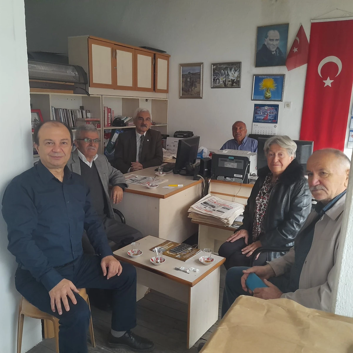 İYİ PARTİ’DEN TOROSLAR GAZETESİ’NE ZİYARET