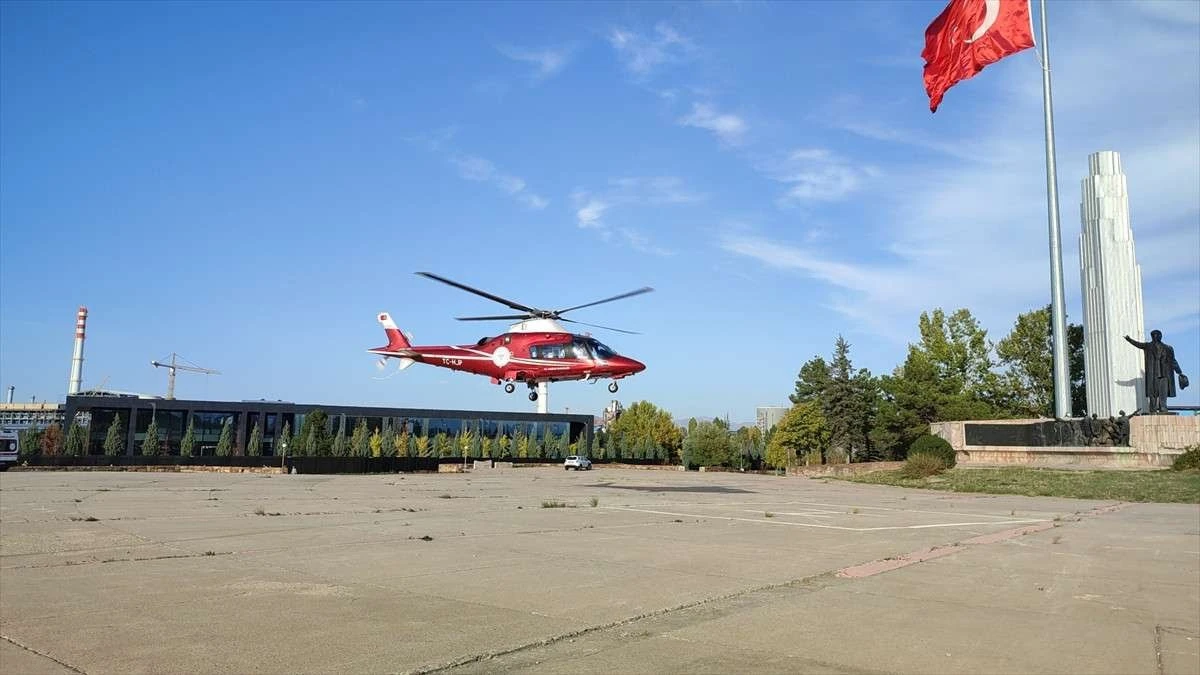 Kalp krizi geçiren hasta için sağlık ekipleri seferber oldu