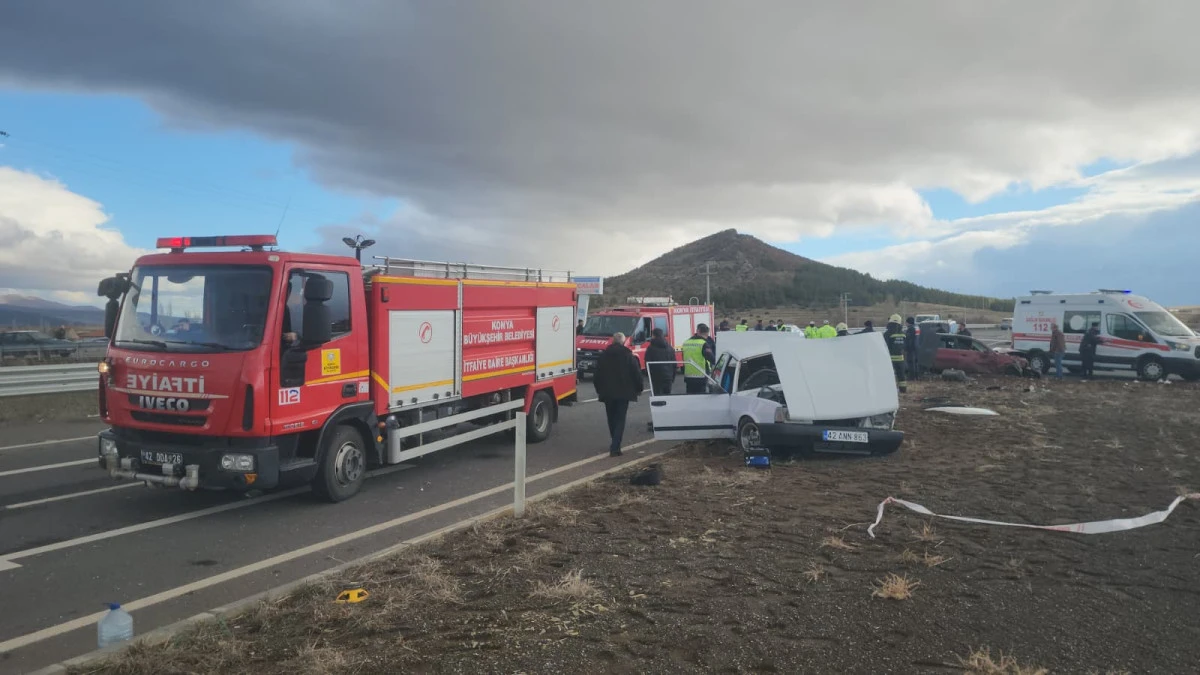 Kaza 1i ağır 2 yaralı