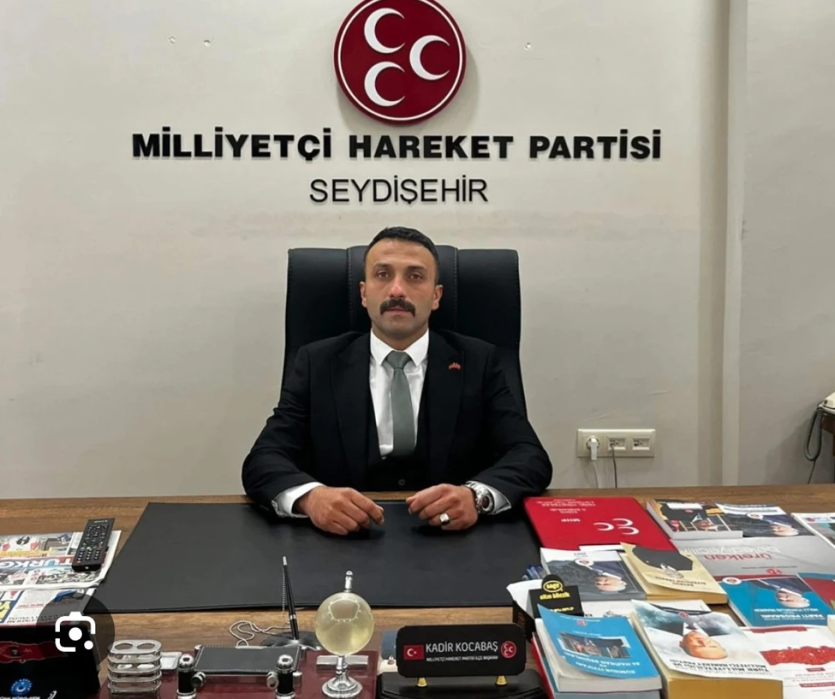 MHP Seydişehir İl&ccedil;e Başkanı Kadir Kocabaş&rsquo;tan Kurban Bayramı Mesajı