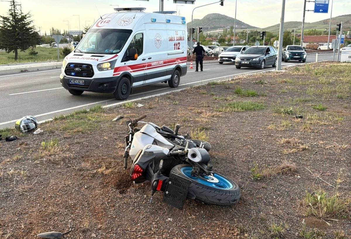 Motosiklet kazasında 1 kişi ağır yaralandı.