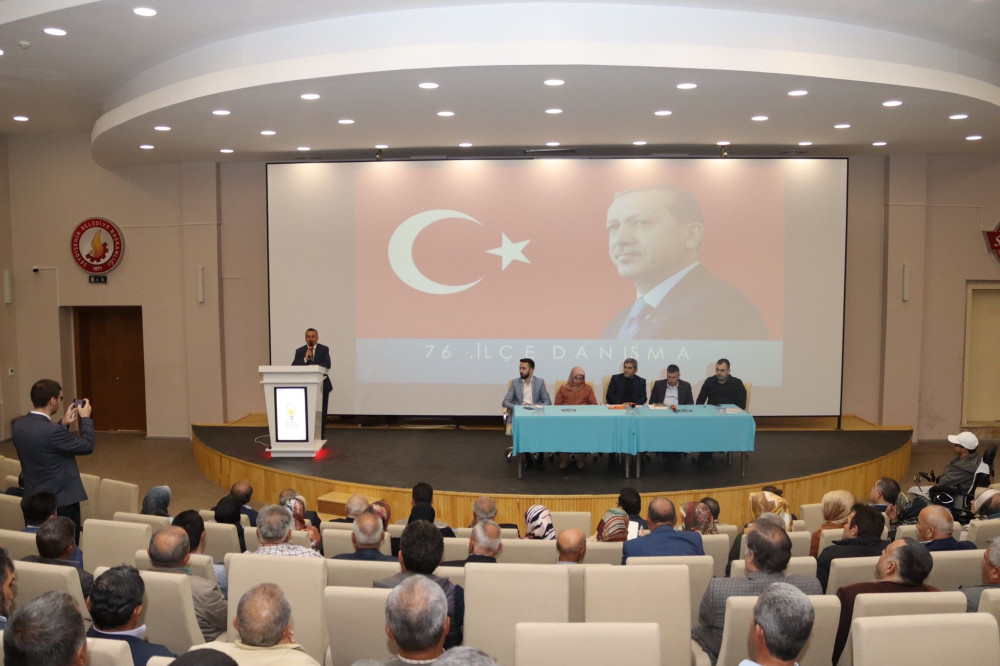  Seydişehir AK Parti İlçe Başkanlığı 76. İlçe Danışma Meclisi toplantısını yaptı.