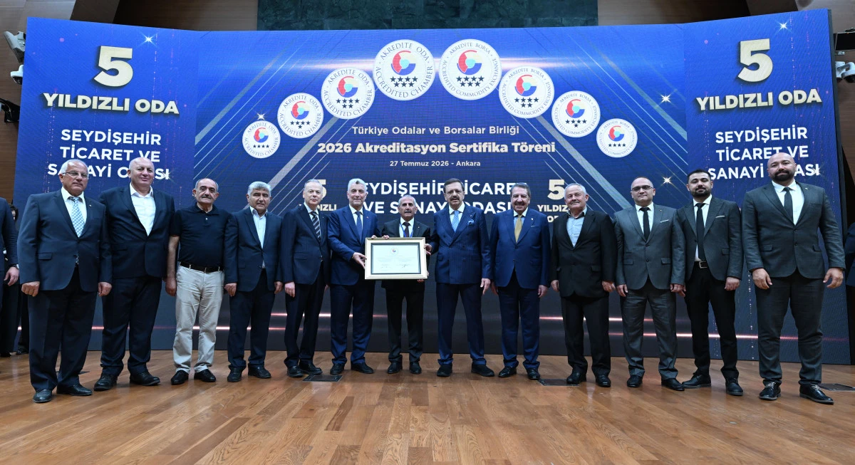 SEYDİŞEHİR TSO AKREDİTASYON SERTİFA T&Ouml;RENİ 