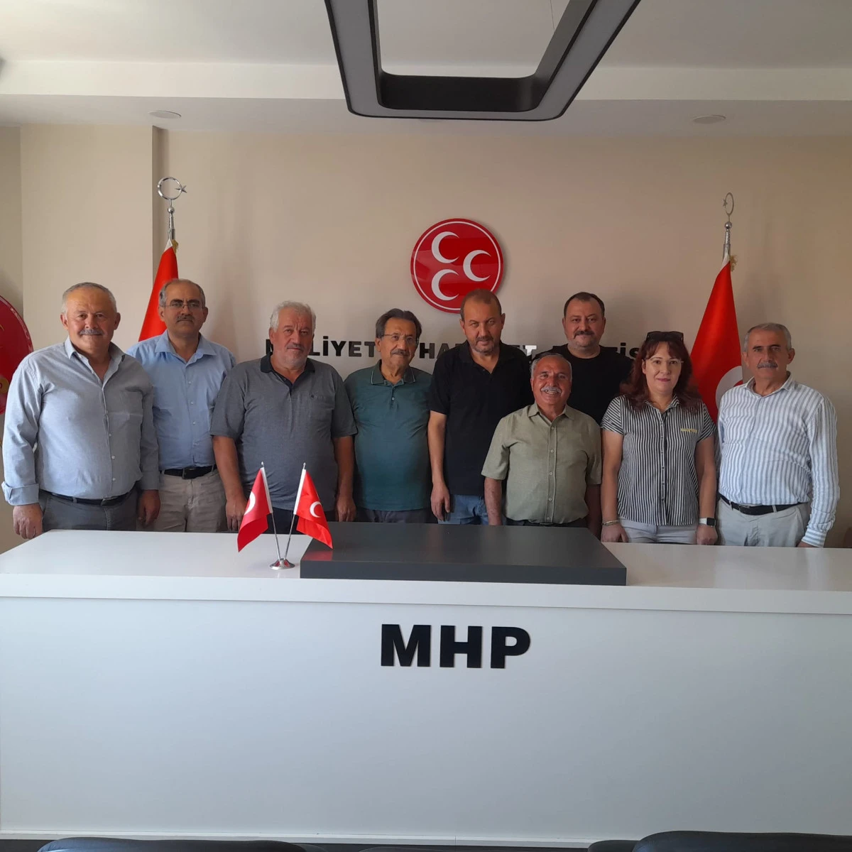 Sivil Toplum &Ouml;rg&uuml;tlerinden MHP İl&ccedil;e Teşkilatı'na Hayırlı Olsun Ziyareti