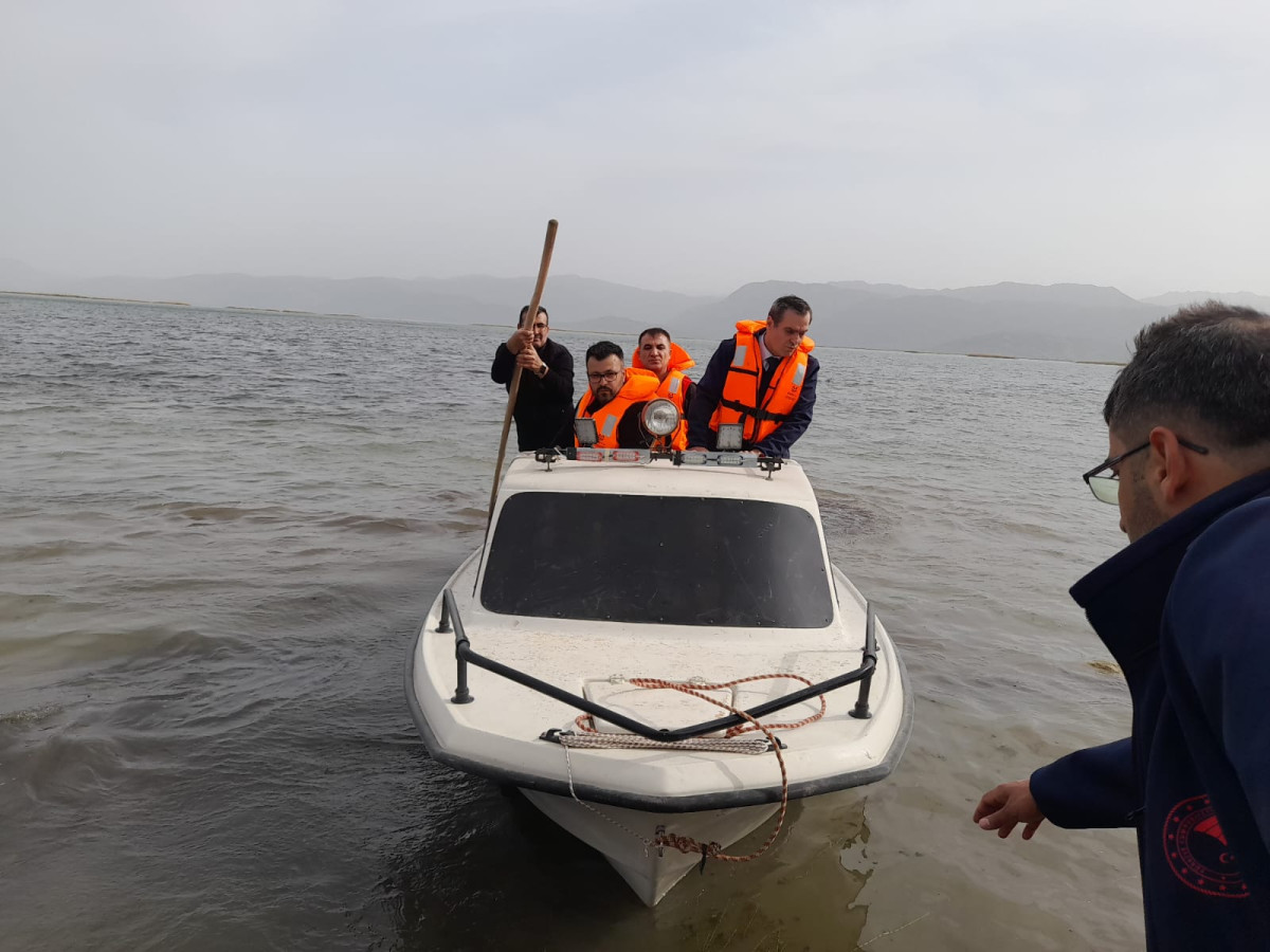 Suğla Gölü’nde kaçak balıkçılık denetimler yapıldı