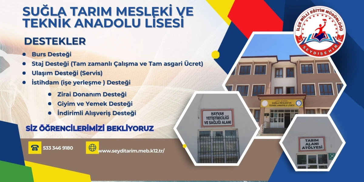 Suğla Tarım Mesleki Ve Teknik Anadolu Lisesini güçlendirmek amaçlı iki protokol imzalandı