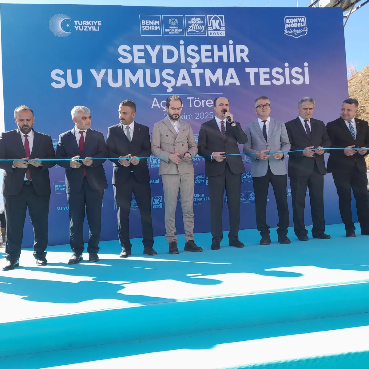 Uğur İbrahim Altay Seydişehir’de bir dizi ziyaretten sonra Çaltepe Su Arıtma Tesisinin açılışını gerçekleştir.(VİDEO)