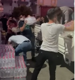 SEYDİŞEHİR'DEN MANAVGAT'A SU VE AYRAN YARDIMI